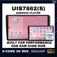 360 Camera UIS7862S 6GB RAM 64GB ROM 2K Res Android Player 9/10" (PERODUA/HONDA/TOYOTA/PROTON)