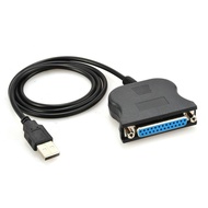 USB Male to DB25 Female Printer Cable Parallel Print Converter Cable 25 Pin 25Pin LPT USB to DB25 Ca