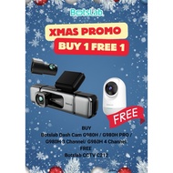 Botslab G980H 4-Channels 3K + 3x 1080P Front + Rear + Sides Dashcam Camera 360 Dashcam