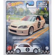 HW Hotwheels Hot Wheels 99 Honda Civic Type R (EK9) white Hot Wheels Boulevard Civic Type R white Pr