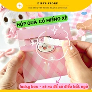 Gift Box with tear pieces, Lucky Box, Blind Box, DIY gift Box for secret gifts, thick easy-to-fold B