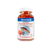 Wild Alaskan Sockeye Omegas Salmon Fish Oil Supplement, Omega-3 EPA and DHA, Easy Digestion, Cold Pr