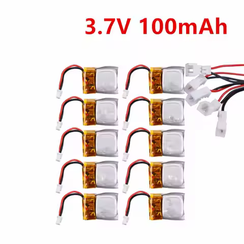 3.7V 100mAh Li-po Battery for Hubsan Q4 Wltoys V272 Mini RC Quadcopter Drone Battery 1.25mm plug