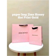 Paper BAG JIMS HONEY PINK Strong PAPER Shopping BAG GO GREEN Suitable For Gifts