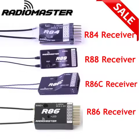 Radiomaster R88 R86C R86 R84 4CH 6CH 8CH Receiver Receptor SBUS RSSI Compatible D8 D16 TX16S SE RC F