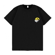 Emoji SMILE YELLOW T-SHIRT SKULL SKULL | Oversize EMOJI SMILE YELLOW SKULLS | Emoji SMILE YELLOW T-S