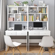 （訂貨價$400up）加高書架電腦枱 (60cm寬/80cm寬)*169cm高 書櫃電腦桌 連櫃桶+書架 Desk