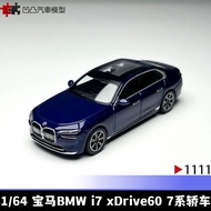 MINIGT 1: 64 BMW i7 xDrive60 7 Series Car #1111  Simulation Alloy Car Model