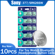 10-50pcs Sony 377 377A SR626SW AG4 SR626 LR66 LR626 1.55V Silver Oxide Battery For Watch Clock Toy C