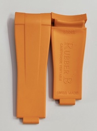 สายนาฬิกายางฟลูออร์สำหรับซ่อมแซม Rolex GMT นาฬิกาเรือใบ Sea-Dweller สายนาฬิกายางฟลูออร์แบบหนาปานกลาง