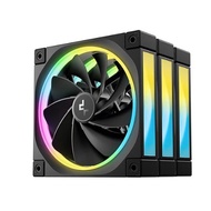 Deepcool FL12 ARGB REVERSE - 3in1 3 pack 120mm 12CM Fan Case - Black