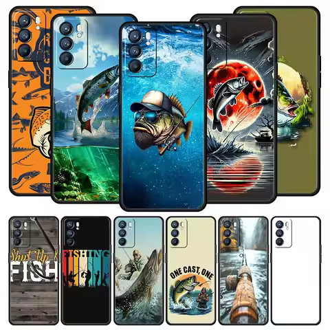 Hunting Fishing Man Phone Case For Oppo Reno 13 12 11 10 7 F Find X5 X6 A98 A80 A79 A78 A57 A54 A31 