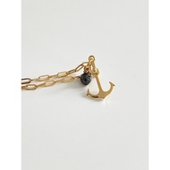 ELYONA Gold Anchor Necklace gold anchor necklace