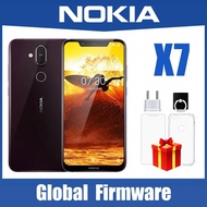 Nokia X7โทรศัพท์มือถือ Nokia 8.1สมาร์ทโฟน6.18 "นิ้ว Snapdragon 710 Octa Core Android 20MP โทรศัพท์มือถือชาร์จเร็ว18W