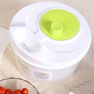 3 L Salad Spinner Vegetable Washer Dryer Drainer Strainer with Bowl Colander