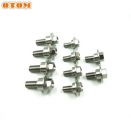 OTOM M5 M6 Stainless Steel Hexagonal Screws Outside Hex Bolt Motorcycle Fuel Tank Guard Fender Side 