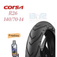 Corsa Platinum R26 140/70-14 (FREE TIRE SEALANT &amp; TIRE VALVE)