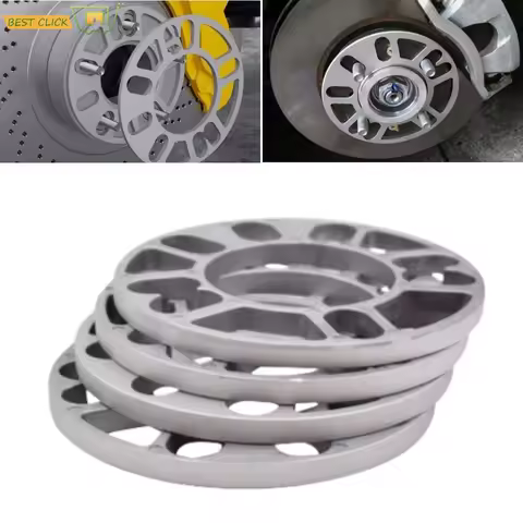 Universal 5mm 10mm Alloy Aluminum Wheel Spacers Shims Plate For 4/5 Stud Wheel 4x100 4x108 4x114.3 5