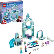 LEGO (LEGO) Disney Princess Ana and Elsa's Ice Wonderland Christmas Present Christmas 43194 Toy Block Present Ohime -sama Castle Girl 4 years old 【SHIP FROM JAPAN】