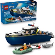 LEGO City Police Boat Chase Toy Birthday Present Block Educational Boys Girls Children 6 Years Old 7