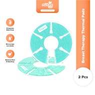 Milkee Lab Breast Therapy Thermal Pads (2pcs) - 3in1 therapy stimulate milk flow, soothe breast engo