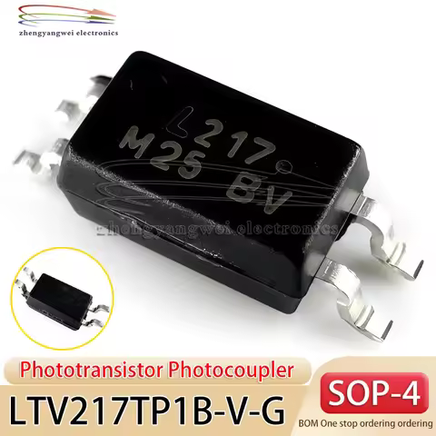 20PCS LTV217TP1B-V-G SOP-4-175mil 217 L217 Optocoupler Transistor Output Optocoupler