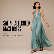 ZAR - Maxi Dress Halternecksatin - PartyELEGAN | XS XS XS