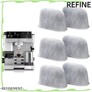REFINEMENT 6Pcs Coffee|Filters, Charcoal Material Replacement Filters Charcoal Water Filters, Water 