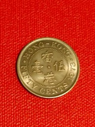 1973年女皇伊利沙伯二世香港伍毫(原光）