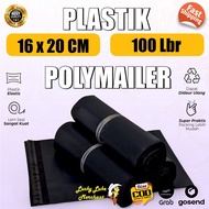 Plastic Packing Polymailer Polymail Envelope HDPE 16 x 20cm Black 16x20cm Plastic Packing Packing Pa