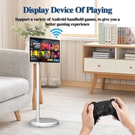 21.5 Inch Smart Portable  TV On Wheels  6+128gb White Tv Portable With Camera Android 13 Touch Scree