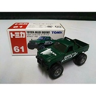 Tomica No.61 Mini Car Hilux Bigfoot Red Box Logo Blue Text Made in China [Direct from Japan]