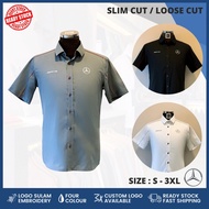 Mercedes AMG Baju Kemeja/Baju Korporat F1 Shirt Motorsports Racing Team 🔥Ready Stock🔥