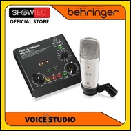 VOICE STUDIO - Complete Recording Bundle with Condenser Mic, TubePreamplifier w/ USB/Audio Interface