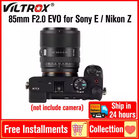 Viltrox 85mm F2.0 EVO AF Full Frame Camera Lens for Nikon Z Mount Z8 Z9 Sony E A7M4 A7C ZV-E1 FX3 A9