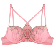 Annebra บราเสริมทรง ตะขอหน้า มีโครง เสริมฟองน้ำ Front Closer Mold Bra Bloom Up รุ่น AB1-563 สี Light