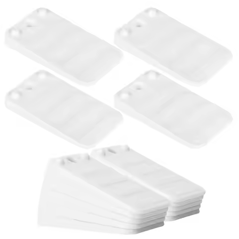 20pcs Plastic Shims Wedges for Leveling Uneven Floors Table Legs Sofa Bed Cabinet Chair Feet Pads Wo