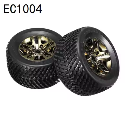 2pcs 135mm Tire Wheel Tyre EC1004 for JLB Racing CHEETAH 11101 21101 J3 Speed 1/10 RC Car Upgrade Pa