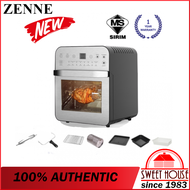 Zenne Multi-purpose Digital 16 Preset Menus Air Fryer and 360° Rotisserie Oven KAV-AD1202 **Similar To Riino** kav-ad1202-s