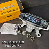 Speedometer Digital Mini Model KTM XC Spido LED Full Indikator Universal Trail Enduro CRF KLX Custom