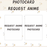 Custom Photocard Request Free Anime Photocard Custom