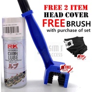VRX CHAIN LUBE SPRAY MINYAK CLEANER BRUSH BERUS CUCI RANTAI YAMAHA APIDO STP KOBY YAMALUBE MOTUL RK 