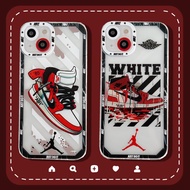 AJ1 Trendy Shoe Case for IPhone 13 12 11 Pro Max Xs Max XR X Silicon Case 7 Plus 8 Soft Clear Protective Case
