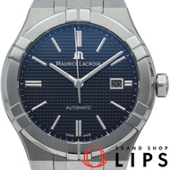 Maurice Lacroix Aikon 自動腕錶 42mm AIKON 自動日期顯示 42MM AI6008-SS002-330-1 附錶盒、保固卡，不鏽鋼材質，男士腕錶，黑色，拋光處理，成色極佳