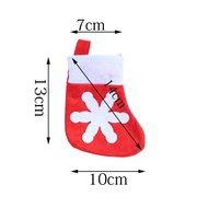 Christmas Socks Knitting Red Snowflake Alphabet For Letters Navidad Xmas Ornament Gift Decoration Tree Christmas Home