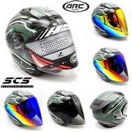 ARMY GREEN Helmet ARC XR Beats Special Color Visor Smoke Rainbow Blue Purple Accessories Ritz V2 RSX