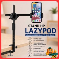 HP TaffSTUDIO Stand Lazypod Adjustable Desk Clamp Phone Holder - NB-35P