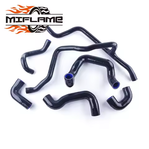 For 1988-1993 1992 1991 1990 1989 BMW E30 M20 325 325i 6cy Silicone Radiator Coolant Hose