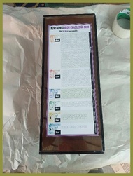 ◆ ✆ ☋ Glass/wood alkansya 2024 ipon challenge free pesos sense ipon challenge chart