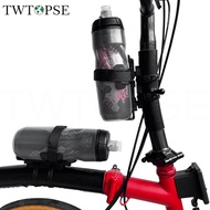 TWTOPSE Folding Bicycle Water Bottle Cage Holder For Brompton Birdy Dahon Bike Frame Handle Post